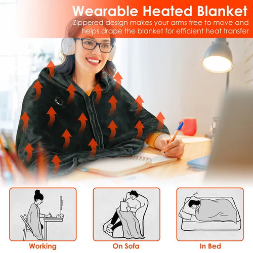 CozyHeat USB Heated Blanket—Stay Warm Anywhere